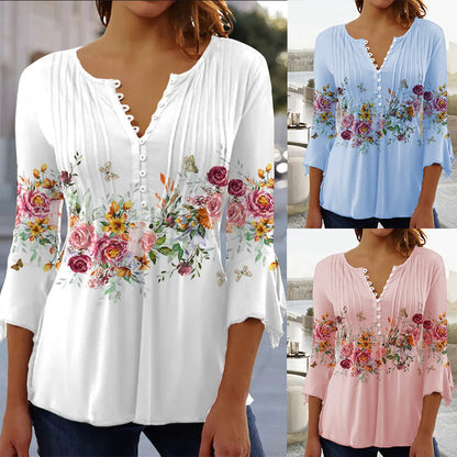 😍【Időkorlátozott ajánlat】Stílusos női V-nyakú póló [S-5XL]