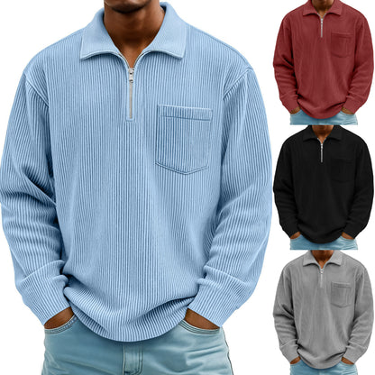 🔥【S-5XL】Nowa męska bluza z podwyższonym kołnierzem na zimę 2025