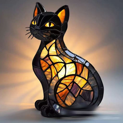 🐱🐱 Zábavné kreativní LED noční světlo ve tvaru kočky a psa pro příjemnou atmosféru