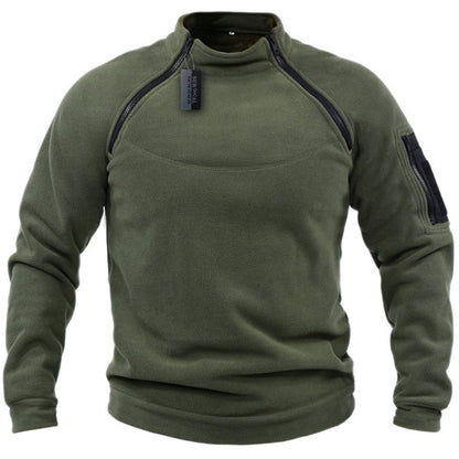 🔥【S-4XL】Ανδρικό φούτερ με όρθιο γιακά για φθινόπωρο και χειμώνα, ζεστό και άνετο, εύκολο στο καθημερινό ντύσιμο.