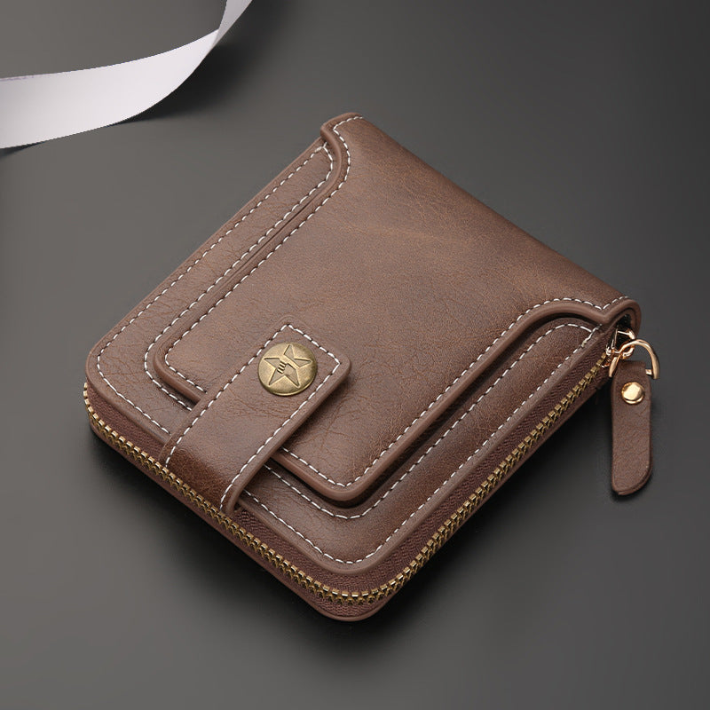 🔥 Novi muški retro multifunkcionalni novčanik, velikog kapaciteta, više utora za kartice