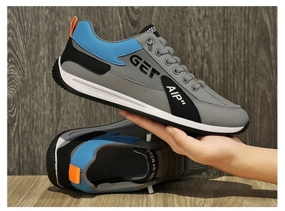 👟👟2024 Nova muška ležerna sportska obuća Prozračna modna obuća za trčanje od PU kože  3718376