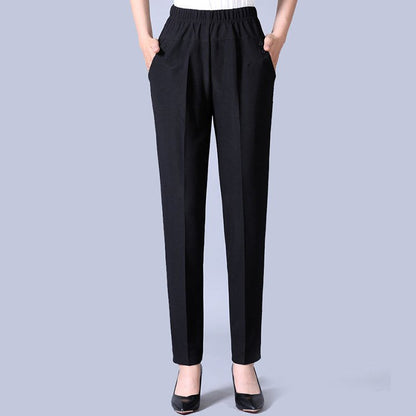 ⏳ Ostatni dzień: 50% zniżki 🔥【45-100 KG】Nowe damskie spodnie z wysokim stanem i prostymi nogawkami,Wersja standardowa/Wersja ocieplana