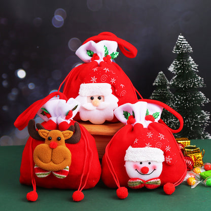 🎁🔔【Kupite 2, dobijte 2 besplatno】🦌🎅🏼Slatki uzorak božićne darovne vrećice Djeda Božićnjaka