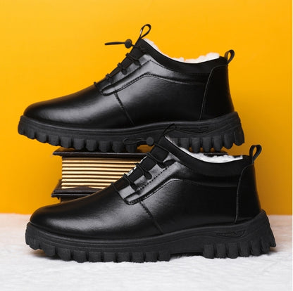 🏆Alta calidad【38-44】Nuevos zapatos de invierno para hombre en piel gamuza, estilo business-casual👞
