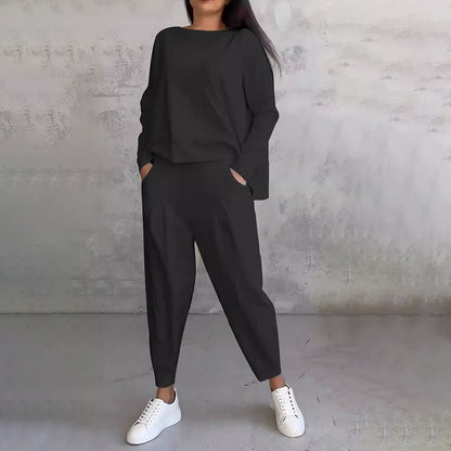 💖✨【S-5XL】Novi jednostavni pamučni ženski komplet odijela