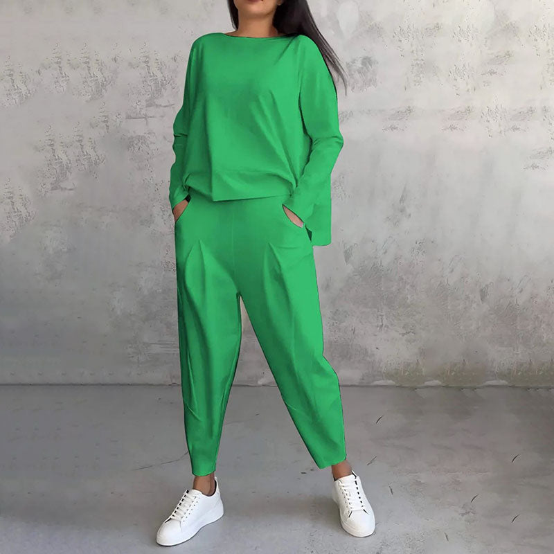 💖✨【S-5XL】Novi jednostavni pamučni ženski komplet odijela
