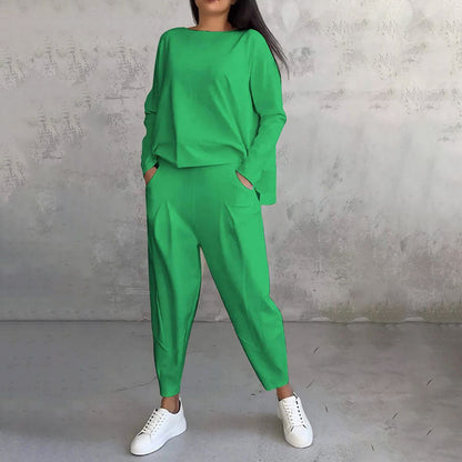 💖✨【S-5XL】Novi jednostavni pamučni ženski komplet odijela