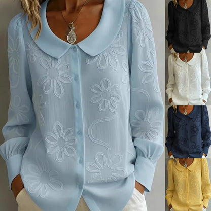 ✨【S-2XL】  Francuska retro koszula z haftem 2026
