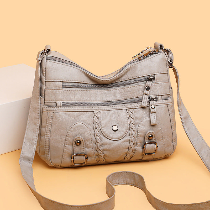 👜【Último día: 50% de descuento】⏳ Nuevo bolso multibolsillos para mujer 2025, de gran capacidad, se puede llevar en un hombro o cruzado.