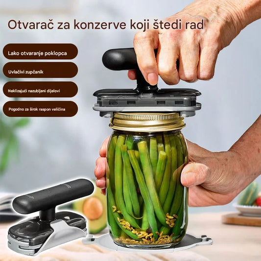 🔥【Kupi 1 i dobiješ 1 gratis】🔥 Otvarač za konzerve koji štedi trud