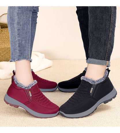 【36-41】Vodootporne čizme za žene, izrađene od toplog pamuka.