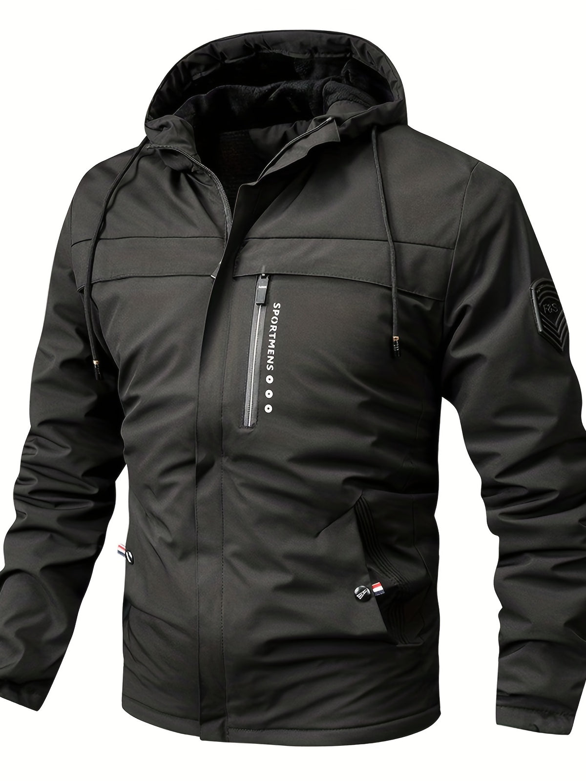🧥 【XS-XL】Nueva chaqueta con capucha para hombre 2025 – forrada, abrigada, impermeable y perfecta para el invierno al aire libre 🔥