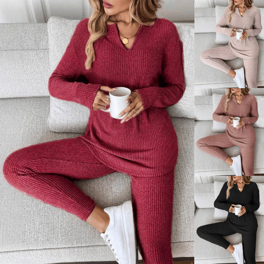 🔥【S-3XL】Damski casualowy, uniwersalny zestaw dzianinowy – ciepły i wygodny