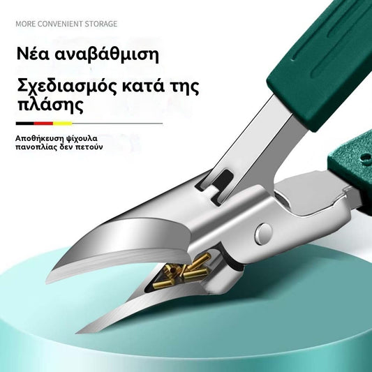 💅【Αγοράστε 1 & πάρτε 1 δωρεάν】🔥 Κοίλο νυχοκόπτη με λοξή αιχμηρή μύτη 25°, νυχοκόπτης για παχιά νύχια ποδιών, μυτερός σχεδιασμός κατά των πιτσιλισμάτων