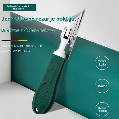 🔥Vruća prodaja🔥✂️💅Nove ultra tanke kutne škare za nokte, kućni alati za nokte [set od 3 dijela]