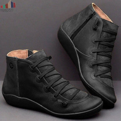 😍 Último día: 50% de descuento 🥾【Tallas 35-43】Nuevas botas cortas casuales para mujer (modelo 2025)