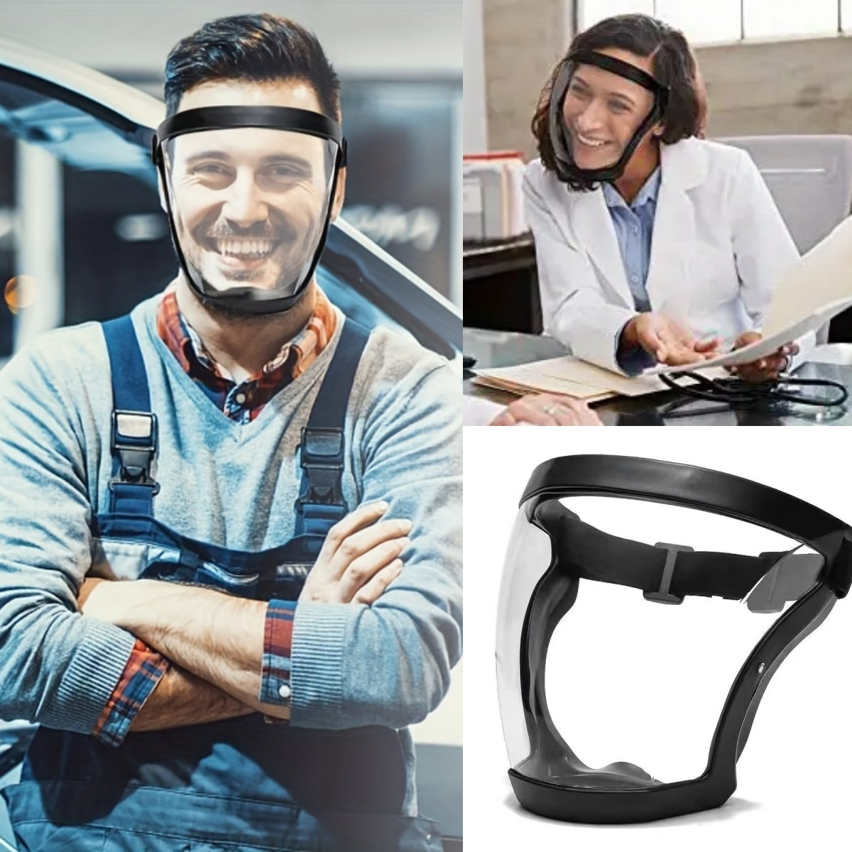 💥 HD průhledná ochranná maska (extra 20 bavlněných ochranných filtrů)