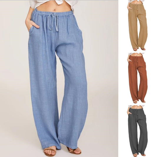 😍【M-3XL】💕Laza pamut és lenvászon ruházat nőknek