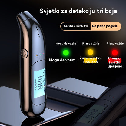 🔥🍷 Visokoprecizni prijenosni alkotester – izmjerite prije vožnje i izbjegnite vožnju pod utjecajem alkohola