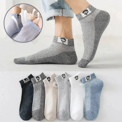 🧦【10 párů】 (35-42) Prodyšné letní deodorantní ponožky pro muže.