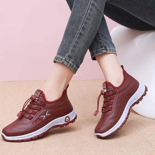 😍Modelo superventas de invierno 💜【35-41】 Zapatos femeninos de invierno 2025 con acabado en piel y de alta calidad, cálidos y cómodos.