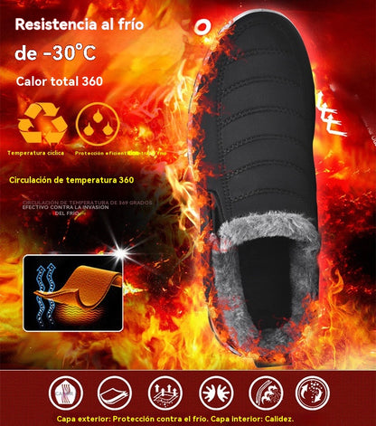 🔥Último día – 50% de descuento 😍【35-48】Botas Unisex de Invierno con Forro de Felpa, Cálidas, Cómodas y Antideslizantes para el Frío