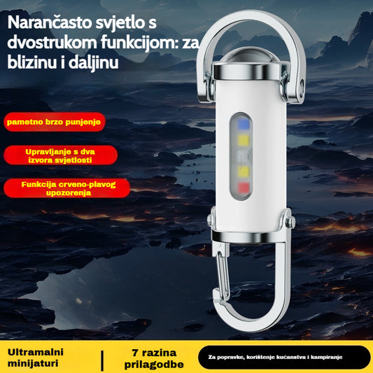 🔥【Kupite 2, dobijte 2 gratis】Odlična rasprodaja🔥Super svijetla vodootporna mini svjetiljka s ključem i svjetlosnim svjetlinom od 1200 lm