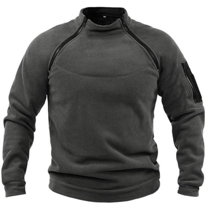 🔥【S-4XL】Ανδρικό φούτερ με όρθιο γιακά για φθινόπωρο και χειμώνα, ζεστό και άνετο, εύκολο στο καθημερινό ντύσιμο.