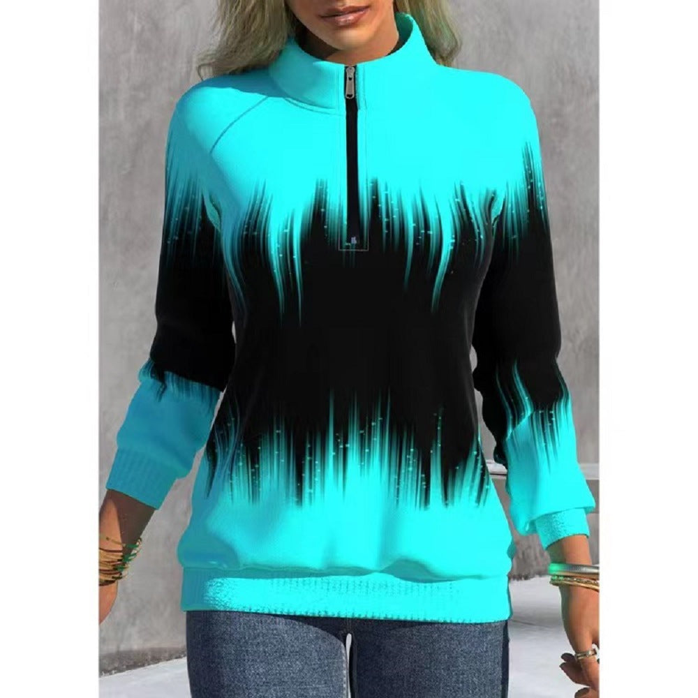 😍 Venta de invierno 💜【Tallas S-5XL】Nueva colección 2025, sudadera de cuello semialto para otoño e invierno
