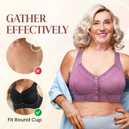 💕【40kg–140kg】Μεγάλο μέγεθος – Γυναικεία εσώρουχα φιλικά προς το δέρμα και διαπνέοντα, ώριμο στυλ 【3 τεμάχια】