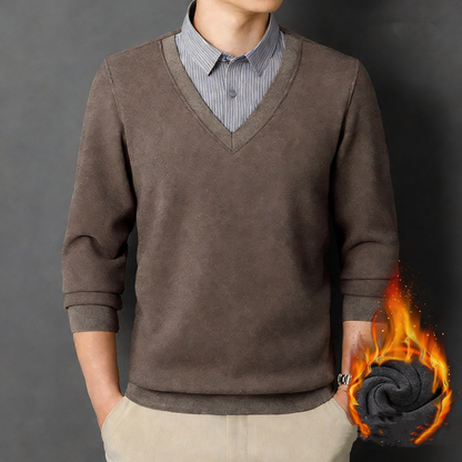 🔥【L-4XL】 Nowa męska zimowa koszula ocieplana, wygodna i uniwersalna