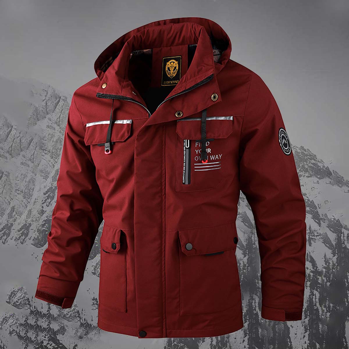 🔥💥 【M-4XL】 2025 Jesenska i zimska nova muška topla vjetrootporna i vodootporna jakna