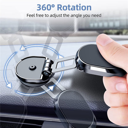 🔥🔥🚗【Kupite 1 i dobijete 1 besplatno】 360° rotirajući sklopivi magnetski držač za telefon