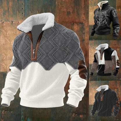 🔥【S-5XL】Suéter de hombre de moda 2025, otoño-invierno