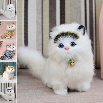 【🎄Božićna ponuda】🐱 Realistična plišana mačkica koja ispušta zvukove igračka