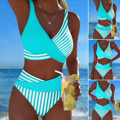 🏖️【S–3XL】🤩 Nový set s potištěnými plavkami, rychleschnoucí a prodyšný materiál, přiléhavý a stylový