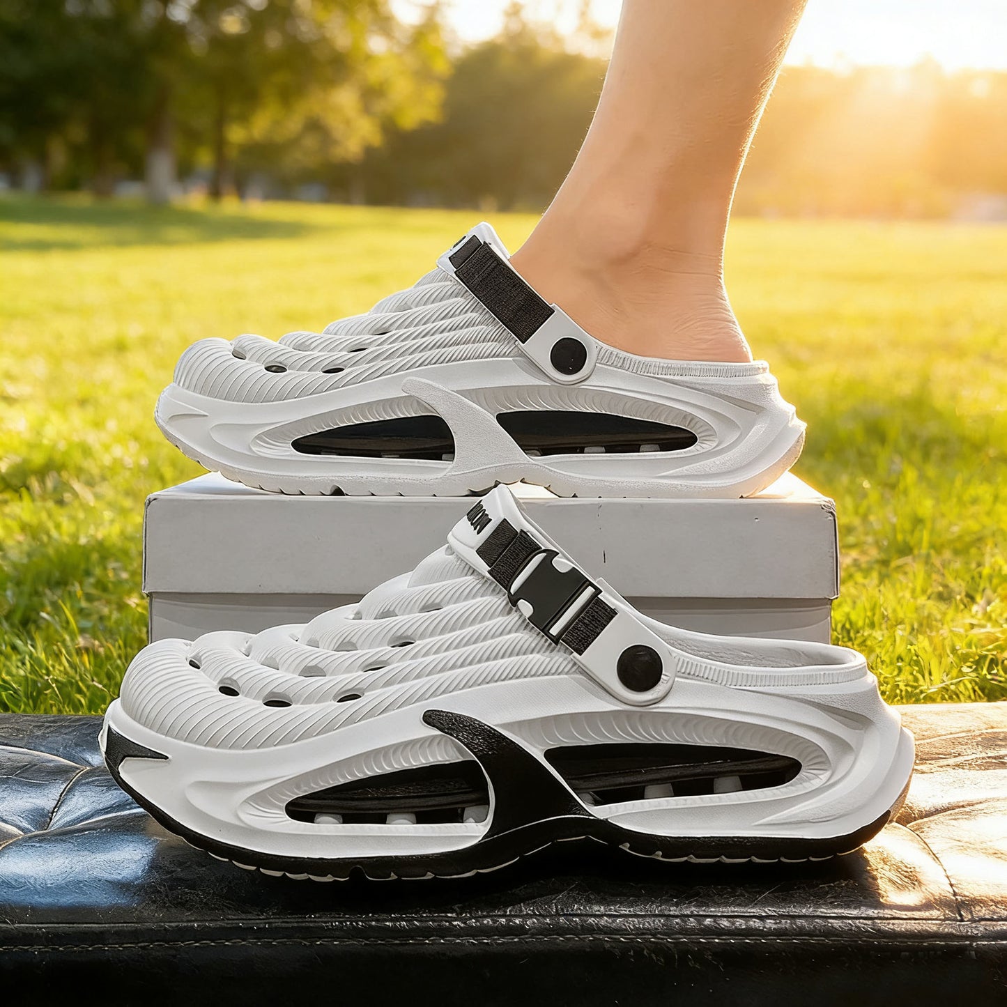 ⏳ Sleva 50 % 🌬️ Unisex multifunkční sandály 2v1 – zesílená EVA podrážka, protiskluzové, ultralehké, prodyšné a pohodlné 🏃‍♂️