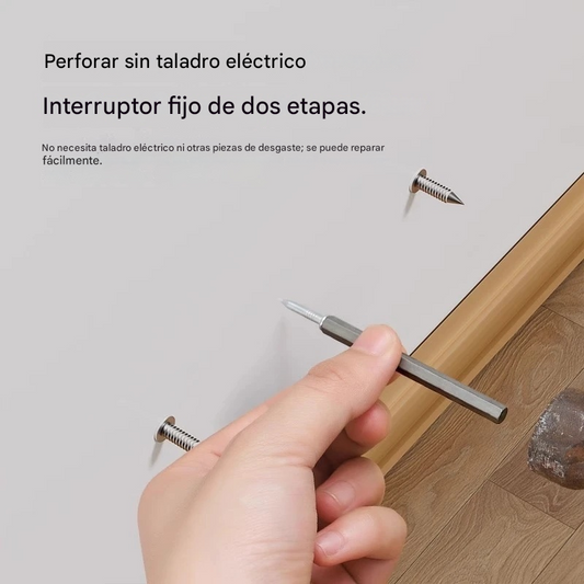 🔧🔥¡Compra 200 y llévate 200 gratis!🔥 Clavo bidireccional sin marcas: ¡instalación sin agujeros!