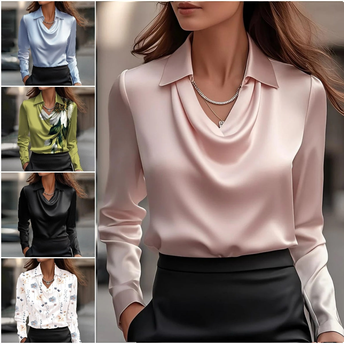 💕【S-3XL】Νέο απλό και κομψό γυναικείο πουκάμισο