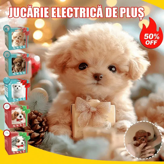🐶 Dětská hračka pro mazlení – realistický plyšový robotický pejsek