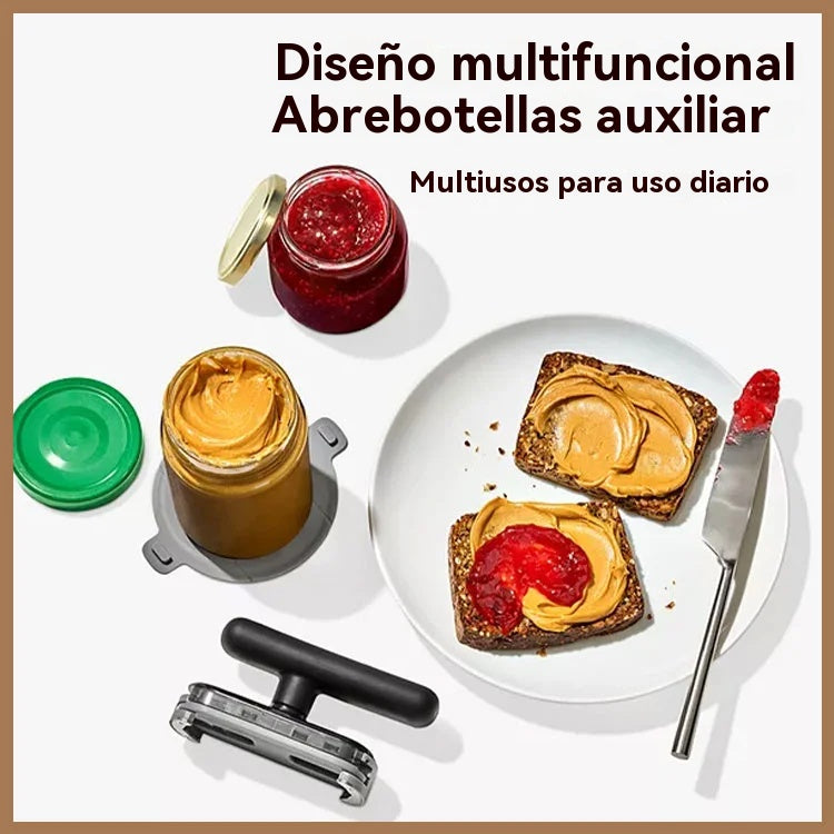 🌟 Abridor de botellas multifuncional de acero inoxidable