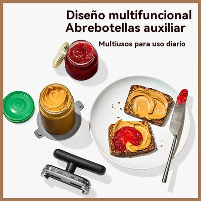 🌟 Abridor de botellas multifuncional de acero inoxidable