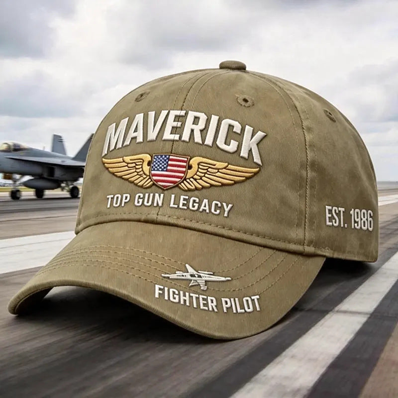 🧢✈️Ez a méretre állítható baseball-sapka a vadászrepülőgépek világából merít ihletet, és ideális választás a vadászrepülőgépek rajongói számára.