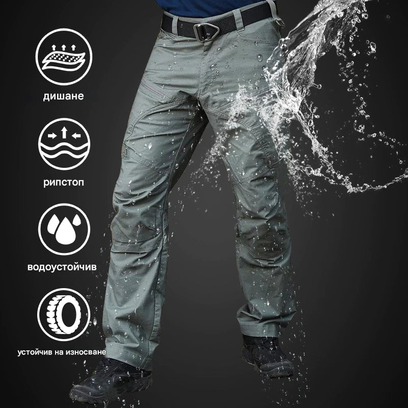 👖【S-5XL】Pantalones tácticos para hombre, pantalones de trabajo, pantalones militares, pantalones de exterior, resistentes al agua y duraderos.