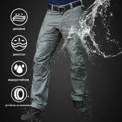 👖【S-5XL】Pantalones tácticos para hombre, pantalones de trabajo, pantalones militares, pantalones de exterior, resistentes al agua y duraderos.