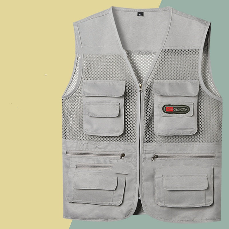 🔥Ležerni funkcionalni prsluk s više džepova【XL-4XL】