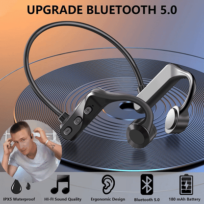 🎧【Vegyél 1-et, 1-et kapsz ingyen】Csontvezetéses vezeték nélküli sport futó Bluetooth fejhallgató