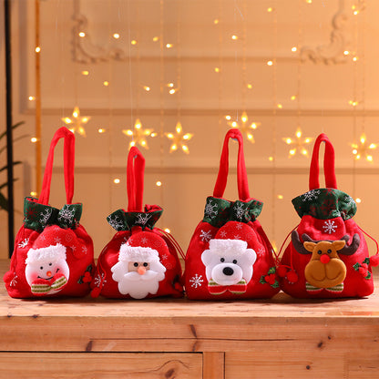 🎁🔔【Kupite 2, dobijte 2 besplatno】🦌🎅🏼Slatki uzorak božićne darovne vrećice Djeda Božićnjaka