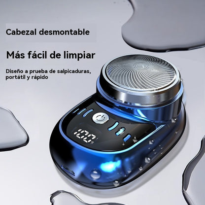 🏆 Superventas🔥 Mini afeitadora, afeitadora eléctrica portátil, recargable y lavable
